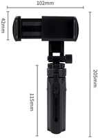 Dudukan Tripod ponsel multifungsi, dudukan Tripod ponsel multifungsi fleksibel, Premium Live Streaming Video Mini