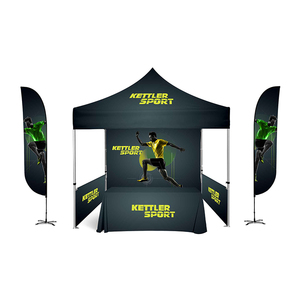 Gazebo Industriale Commerciale per Interni/Esterni <span class=keywords><strong>3</strong></span> <span class=keywords><strong>X</strong></span> <span class=keywords><strong>6</strong></span> con Pareti Laterali per Fiere del Mercato Europeo - Product Image 2