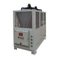 HY 20HP 30HP 10 tonnes 50 tr 70 tr 120 tr Refroidisseur d'eau industriel refroidi par air pour machine d'injection plastique