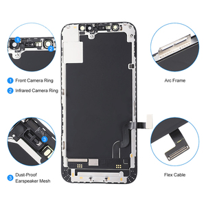 หน้าจอสัมผัส LCD สำหรับ IPhone,หน้าจอทัชสกรีนดิจิไทเซอร์สำหรับ IPhone 5S 6 6S 7 8 Plus X Xr <span class=keywords><strong>Xs</strong></span> 11 Pro Max 12 12pro 12Promax - Product Image 4