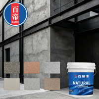 Peinture pour pierre naturelle résistante aux intempéries, effet granit, revêtement liquide pour projets de construction murale, application par pulvérisation