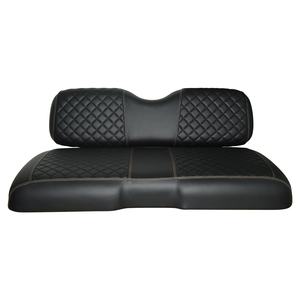 <b>Golf</b> <b>Cart</b> Plaid Seat Kit Black Front Seat Cushion and Backrest fot Ezgo RXV <b>Golf</b> <b>Carts</b> - Product Image 2