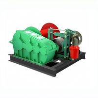 Torno eléctrico de cable de acero de frecuencia variable de 3 a 100 toneladas con control PLC de baja velocidad para instalación de equipos
