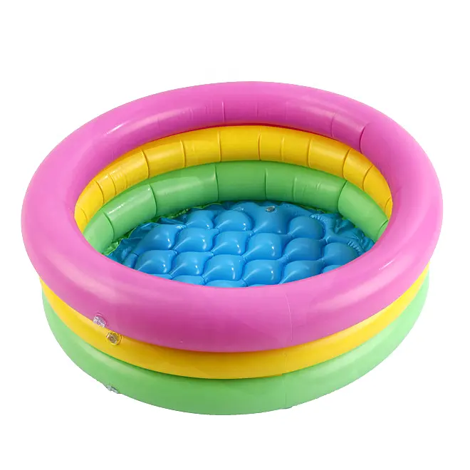 Piscina inflable Simple de arcoíris, adecuada para niños