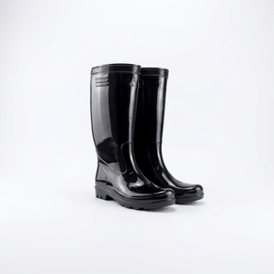 Bottes hautes SSBO noires en PVC, imperméables, durables, robustes, antidérapantes, résistantes aux morsures de serpent, pour le jardinage - Product Image 1