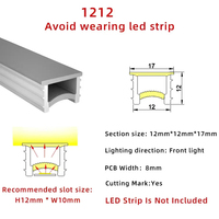 Support de tube néon LED flexible 5m 10m, étanche, découpable, facile à installer pour bandes lumineuses flexibles RGB CCT COB