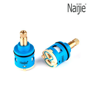 Cartucho de Válvula de Grifo de Cerámica de Precisión del Fabricante, Varilla de Cobre de 25 mm, Interruptor Desviador, para Baño y Cocina - Product Image 5