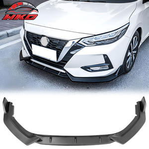 Pour Nissan Sentra Sedan 2020-2023 IKON 3PC Spoiler de pare-chocs avant PP Noir mat Haute qualité Kit carrosserie - Product Image 1