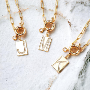 Hongtong สร้อยคอทองแดง <span class=keywords><strong>B2</strong></span>-317มาใหม่จี้เริ่มต้นสำหรับผู้หญิงเครื่องประดับแฟชั่นหัวเข็มขัดออกแบบใหม่ <span class=keywords><strong>O</strong></span> CHAIN - Product Image 2