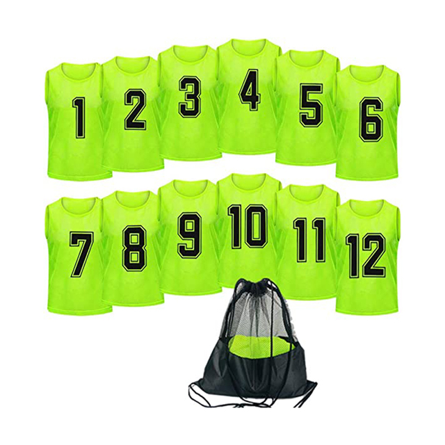Cheap Custom Mesh Training Vest Football Numbered Sports Bibs