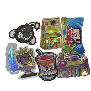 Hot Sell 3.5g 1g Mylar Bag The Edible Packaging Bags With Logo Printing Dit Cut Mylar Bags Custom