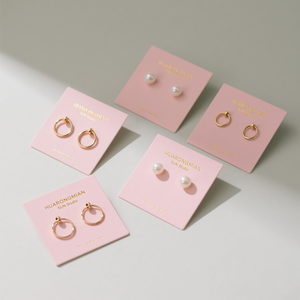 Proveedor Mayorista de Tarjetas de Exhibición Personalizadas para Empaque de Joyería para Aretes y <span class=keywords><strong>Collares</strong></span> - Cartulina Ecológica de Lujo para Branding - Product Image 2