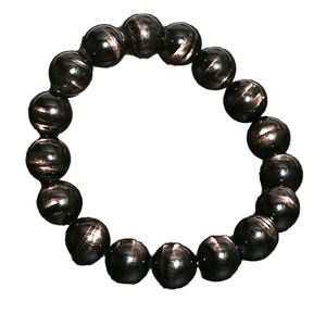 Natural Gemstone Black Obsidian Beaded <b>Bracelet</b> for Business Gift Buy Agate Items Wholesale From Amayra <b>Crystals</b> Exports India - Product Image 2