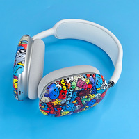 Pour Airpods Max Sublimation blanc enduit PC étui personnalisé impression 3D anti-rayures protection Sublimation casque housse
