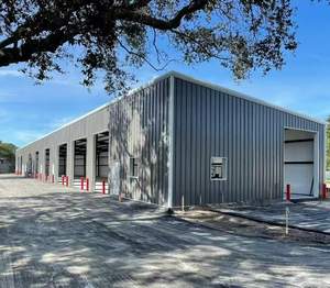 Entrepôt <span class=keywords><strong>en</strong></span> structure métallique de 200 m2 / Kit de construction d'entrepôt préfabriqué <span class=keywords><strong>en</strong></span> acier de 250 m² pour atelier et bureau - Product Image 6