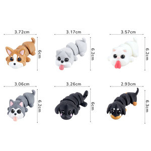 Vashine 3D impreso PLA perros Toi decoración del hogar personalizado colorido figura de acción conjunta animales <span class=keywords><strong>en</strong></span> <span class=keywords><strong>movimiento</strong></span> niños juguetes ecológicos - Product Image 5