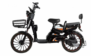 Scooter électrique 48V 350W, <span class=keywords><strong>batterie</strong></span> au plomb-acide de 14 pouces, 3 vitesses, capteur numérique sans balais en acier, vélo de ville pour 2 adultes - Product Image 4