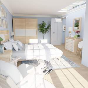 2024 Cambria White Kira Espejo de pared rectangular 100% Hecho España Diseño moderno Estilo Nueva tendencia Muebles únicos para venta al por mayor - Product Image 1