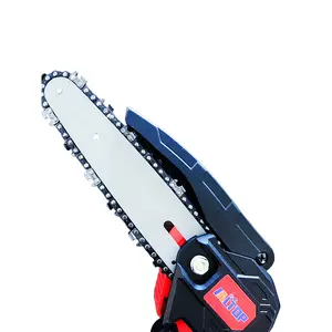 4-inch Lithium Battery Electric Chain Saw Portable Cordless Mini Saw With Brush Chain Saw