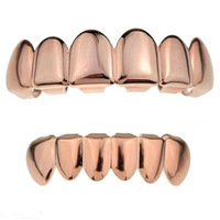 Meilleures ventes Amazon : Ensemble de grillz dentaires HIP HOP Or, Argent, Noir, pour dents supérieures et inférieures, avec silicone, effet brillant, style dents de vampire