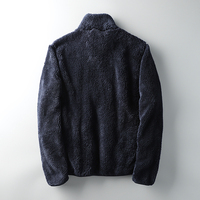 Manteaux d'hiver pour hommes, nouveau design, coupe oversize, chauds, motif ours en peluche, vestes courtes en fourrure, logo personnalisé, style streetwear