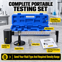 Densimètre portable pour boues de forage, instrument de laboratoire pour l'analyse des suspensions avec godet d'échantillonnage de 140 cm³