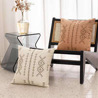 Innermor maroc personnalisé luxe jeter taie d'oreiller Style Boho broderie soyeux haute qualité tissu géométrique tissé chauffé