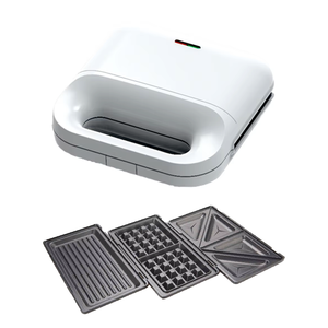 <span class=keywords><strong>Sandwichera</strong></span> Antiadherente de 2 Rebanadas para Uso Doméstico, con Placa para Gofres Opcional, 750W, Doble Cara, con Soporte para Hornear - Product Image 4