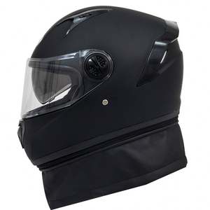 Casque de moto intégral avec écharpe détachable, double visière, pour hommes et femmes, vente exclusive transfrontalière - Product Image 5