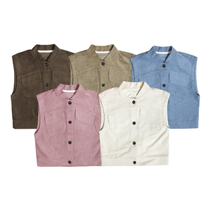 صدريات كلاسيكية للأطفال والفتيات دافئة مع سترة شتوية قطنية بالجملة صدريات أولاد - Product Image 1