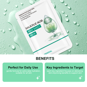 Mascarilla de Ácido Salicílico de Marca Privada MOOYAM, Controla Profundamente la Grasa, Hidrata, Humecta, Calma la Piel del Rostro, Alivia la Sequedad - Product Image 3