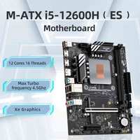 Processeur de bureau ERYING MODT M-ATX, nouveau processeur Intel Core I5-12600H DDR4 45W basse consommation, double NVME M.2, socket LGA 1151, carte mère CPU