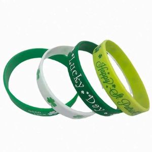 Christmas Bracelet Gift Charm Silicone Wristband Custom logo Bracelets Sets High Quality Wrist Band - Product Image 3