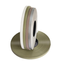 Bande de chant PVC flexible à grain de bois, UV, solide, décorative en PVC/ABS pour panneaux de particules et MDF