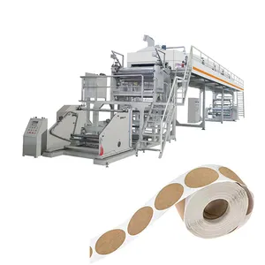 Paper product coating machinery adhesive sticker label coating machine