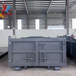 Atık bertarafı için 10-40 metreküp açık çöp bidonu hooklifts kanca asansör bin - Product Image 5