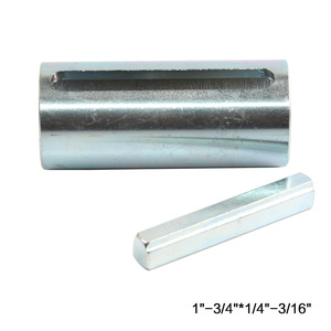 Adaptateur de manchon de vilebrequin Mrhello 3/4 à 1 pouce en acier inoxydable pour poulie de moteur à essence avec clavette - Product Image 3