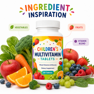 Tabletas de Suplemento Multivitamínico Vegano de Marca Privada al por Mayor para Adolescentes - Soporte Antioxidante para la Inmunidad, 60 Unidades - Product Image 4