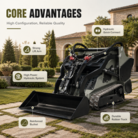 Chargeuse compacte NIMBUS à pompe à double piston, certifiée CE EPA EuroV ISO, pour l'entretien des pelouses - Modèle d'exportation uniquement