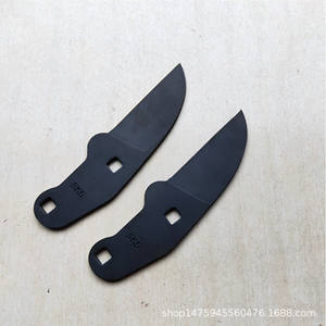 ใบมีดเหล็กกล้าคาร์บอนสูงสำหรับกรรไกรตัดแต่งกิ่ง รุ่น SK5 สีดำ รูปทรงดาบตรง น้ำหนัก 200 กรัม ผลิตที่ซานตง - Product Image 1