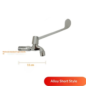 อ่างล้างมือทางการแพทย์แบบก้านโยกเดี่ยว น้ำร้อนน้ำเย็น แบบสัมผัส ติดตั้งแนวนอน ทำจากทองเหลืองทั้งหมด - Product Image 6