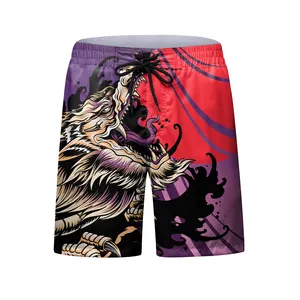 New Fashion 100% Polyester Breathable Sport Shorts for Men Quick Dry Unisex Drawstring Fitness Training Shorts Pants
