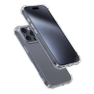 ถุงลมนิรภัยเคสซิลิโคนใสกันกระแทกสำหรับ <span class=keywords><strong>iPhone</strong></span> 16 15 14 <span class=keywords><strong>PLUS</strong></span> 13 12 MINI 11 PRO MAX กรอบด้านหลังแบบใสบางเฉียบ - Product Image 2