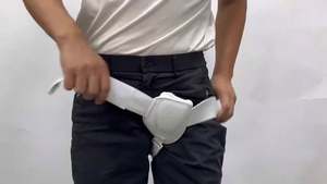 Nouveau soutien de hernie inguinale masculine et féminine avec compression de hernie oblique qi de l'intestin grêle ajustant la bande de hernie - Product Image 4