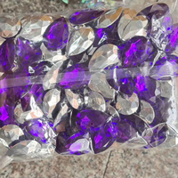 Promo Panas 500pcs Kristal Akrilik Ramah Lingkungan 13x18mm Bentuk Tetes, Rhinestone Flatback Tempel Lem untuk Pakaian, Aplikasi Pernikahan, Permata