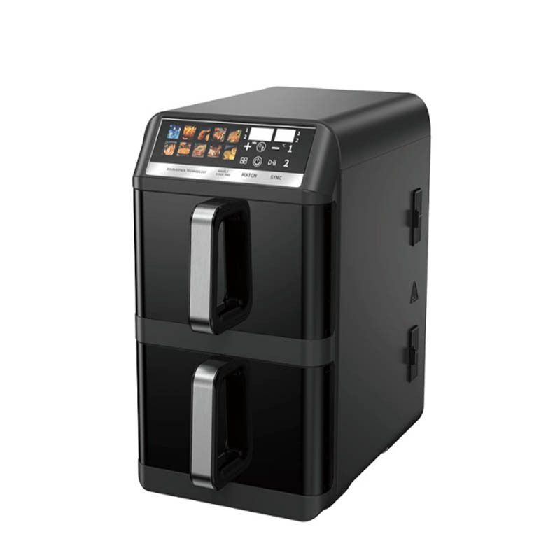 Home Kitchen Appliance 5.6L+5.6L Dual Pots Digital Touch Screen Overheat protection Smart Air Fryer
