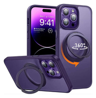 2025 nouvelle conception d'usine TPU clair en forme de O en métal aspiration Ultra étui support étui de téléphone portable pour iPhone 14 pour iPhone 15 Pro