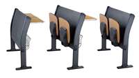 Vente en gros d'usine de meubles modernes à bon prix pour théâtre commercial auditorium chaises métal bois amphithéâtre tables acier
