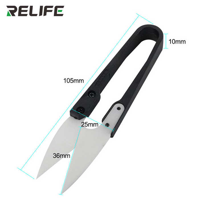 صورة مقص سيراميك RELIFE RL-102 أثناء الاستخدام