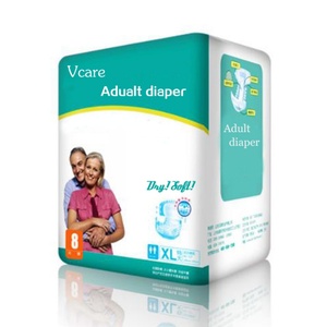 VCare Vente en gros de couches-culottes jetables pour adultes de haute qualité, ultra-épaisses, imprimées, pour hôpitaux, avec protection anti-fuites 3D en tissu non tissé - Product Image 1
